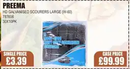 Bestway PREEMA Hd galvanised scourers large (W-60) offer