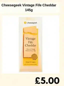 Sainsbury's Cheesegeek Vintage Fife Cheddar offer