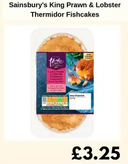 Sainsbury's Sainsbury's King Prawn & Lobster Thermidor Fishcakes offer