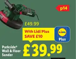 Lidl Parkside Wall & Floor Sander offer