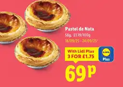 Lidl Pastel de Nata offer