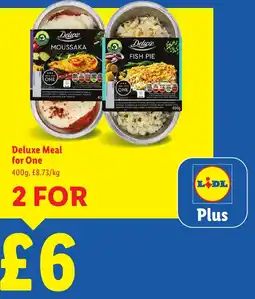 Lidl Deluxe Meal for One offer