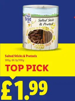 Lidl Salted Sticks & Pretzels offer