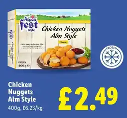 Lidl Chicken Nuggets Alm Style offer