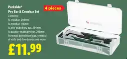 Lidl Parkside Pry Bar & Crowbar Set offer