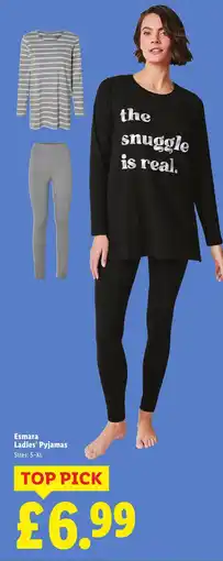 Lidl Esmara Ladies' Pyjamas offer
