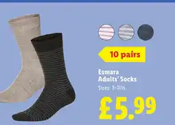 Lidl Esmara Adults' Socks offer