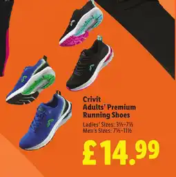 Lidl Crivit Adults' Premium Running Shoes offer