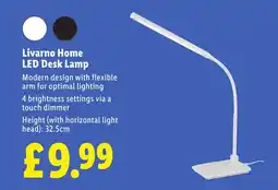 Lidl Livarno Home LED Desk Lamp offer