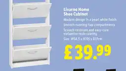 Lidl Livarno Home Shoe Cabinet offer