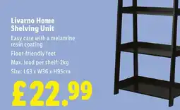 Lidl Livarno Home Shelving Unit offer