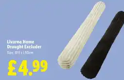 Lidl Livarno Home Draught Excluder offer