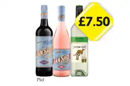 Londis Jam Shed Malbec, Rosé, Yellow Tail offer
