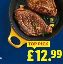 Lidl Top Pick Steak offer