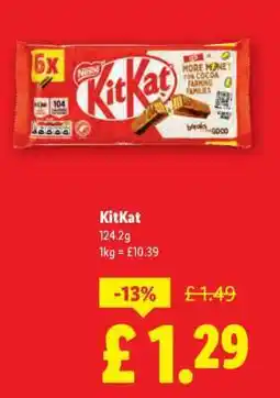 Lidl KitKat offer