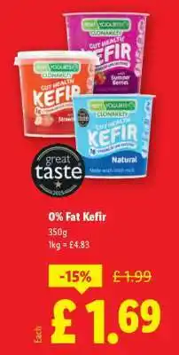 Lidl 0% Fat Kefir offer
