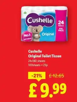 Lidl Cushelle Original Toilet Tissue offer