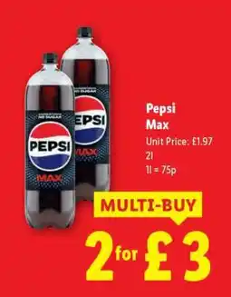 Lidl Pepsi Max offer