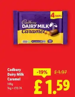 Lidl Cadbury Dairy Milk Caramel offer