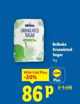 Lidl Belbake Granulated Sugar offer