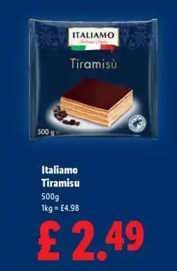 Lidl Italiamo Tiramisu offer
