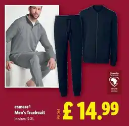 Lidl esmara Men's Tracksuit offer