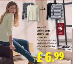 Lidl esmara Ladies' Long Sleeve Tops offer
