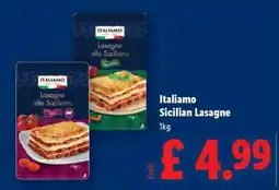 Lidl Italiamo Sicilian Lasagne offer
