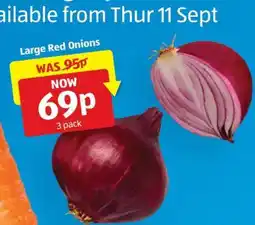 Aldi Large Red Onions offer