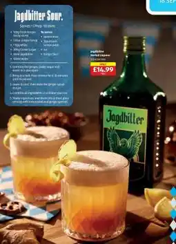 Aldi Jagdbitter Herbal Liqueur offer