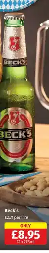 Aldi Beck's offer