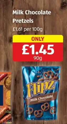 Aldi Milk Chocolate Pretzels offer