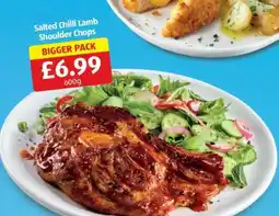 Aldi Salted Chilli Lamb Shoulder Chops offer