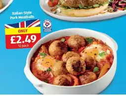 Aldi Italian-Style Pork Meatballs offer
