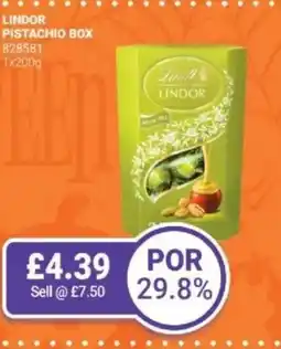 Bestway Lindor pistachio box offer