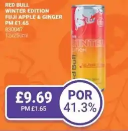 Bestway RED BULL Winter edition fuji apple & ginger offer