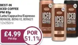 Bestway BEST-IN Iced coffee Latte/Cappucino/Espresso offer