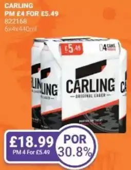 Bestway Carling offer
