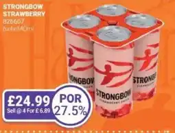 Bestway Strongbow strawberry offer