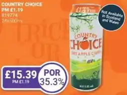 Bestway Country choice offer