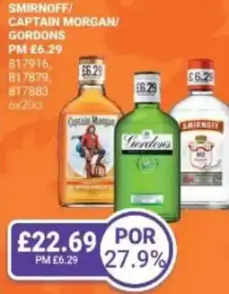 Bestway Smirnoff/ Captain morgan/ gordons offer