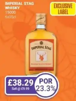 Bestway Imperial stag whisky offer
