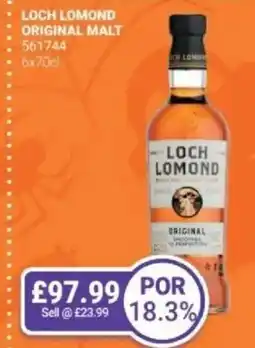 Bestway Loch lomond original malt offer