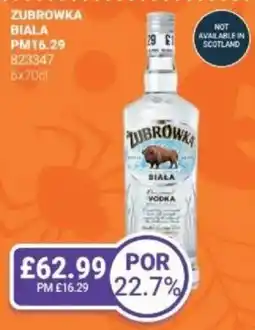 Bestway Zubrowka biala offer