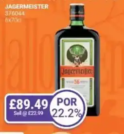 Bestway Jagermeister offer