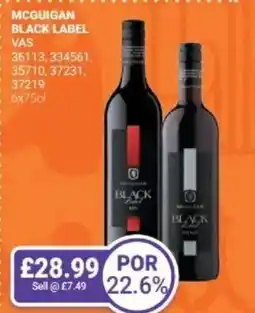 Bestway Mcguigan black label offer