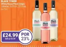 Bestway BLACK TOWER White/Rose/Pinot Grigio offer