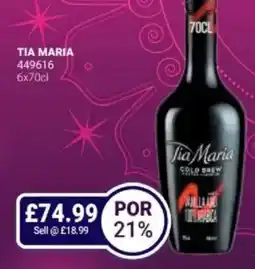 Bestway Tia Maria offer