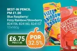 Bestway BEST-IN PENCIL Blue Raspberry/ Fizzy Rainbow/Strawberry offer