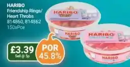 Bestway HARIBO Friendship Rings/ Heart Throbs offer